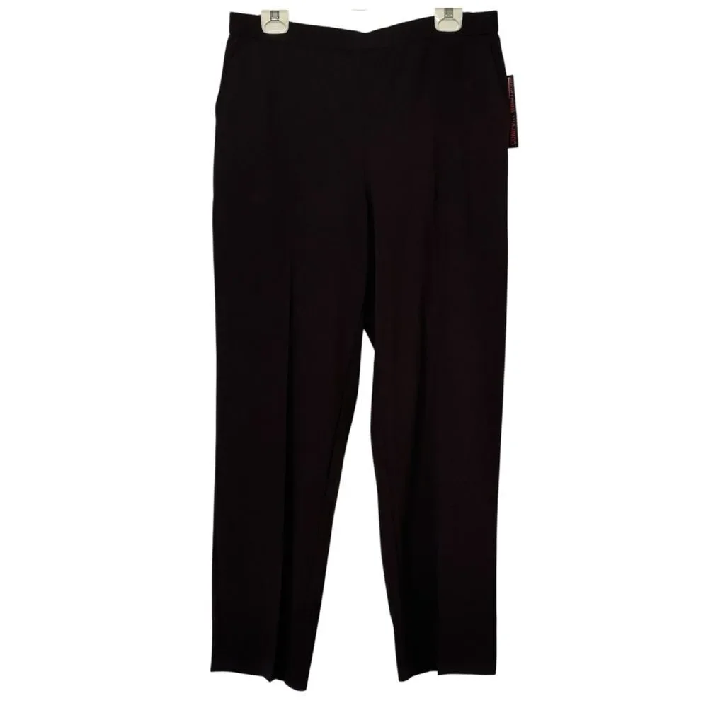 Briggs Comfort Waistband Women's Dress Pants Brown Size 16 NWT